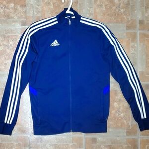 Adidas track jacket BLUE